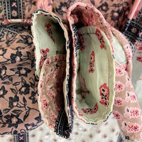 STUSSY ステューシー バンダナ柄 長袖シャツ ピンク×ブラウン sizeM 瑞穂店