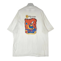 Hanes ヘインズ USA製 90's スーベニア プリント Tシャツ ホワイト sizeXL※所々汚れあり 瑞穂店