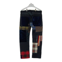 JUNYA WATANABE MAN ジュンヤワタナベマン WJ-P001 AD2022 異素材パッチワークパンツ ブラック sizeM 瑞穂店