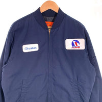 CINTAS シンタス リブ ワークジャケット キルティングライナー ネイビー ワッペン Size M-R 福生店