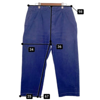 60's Bleu France Crepier フレンチワークパンツ ネイビー Size 52 福生店