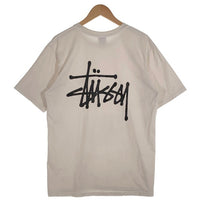 STUSSY ステューシー 両面プリント ロゴ 半袖 Tシャツ ナチュラル Size M 福生店
