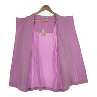 Marvine Pontiak マービンポンティアック ノーカラー コットン ジャケット ピンク 薄手 MPSM-2202S Size ONE SIZE 福生店