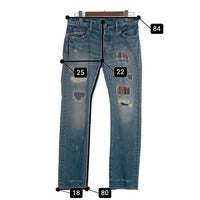 TMT ティーエムティー ダメージ リペア加工 ストレートデニムパンツ インディゴ TPT-S1503 Size M30 福生店