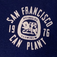 70's Champion チャンピオン SAN FRANCISCO CAN PLANT リンガーTシャツ ネイビー バータグ Size L 福生店
