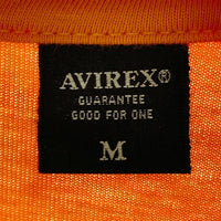 AVIREX アヴィレックス トップガン シーチング パッチ Tシャツ オレンジ sizeM 瑞穂店