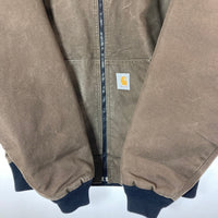 Carhartt カーハート A&T製 アクティブジャケット 裏キルティング ダークブラウン sizeL 瑞穂店