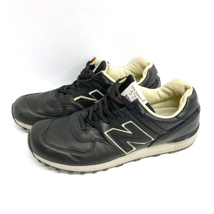 NEW BALANCE ニューバランス スニーカー M576CKK イングランド製 MADE IN England オールドレザー ブラック  size27.5cm 瑞穂店