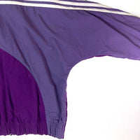 adidas アディダス 3トーン ナイロン トラックジャケット パープル sizeS※袖口汚れあり 瑞穂店