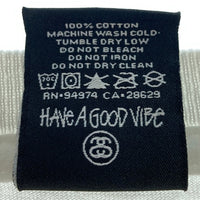 STUSSY ステューシー HIGH PERFORMANCE 前後プリント 長袖Tシャツ ホワイト sizeL 瑞穂店