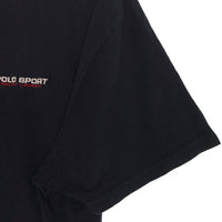 90-00's POLO SPORT ポロスポーツ ワンポイント刺繡 クルーネック Tシャツ ネイビー Size L 福生店