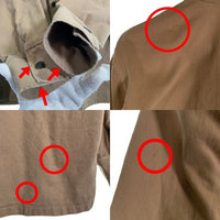 70's Levi's リーバイス カラーデニムシャツ ベージュ エポーレット USA製 三角タグ 70676-4023 やや厚手 Size L 福生店