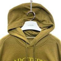 ARC'TERYX アークテリクス 刺繡ロゴ プルオーバースウェットパーカー オリーブ 16427-76235 04/15 Size XXL 瑞穂店
