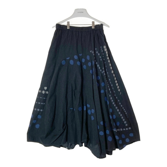 慈雨 ジウ コート ジャケット 水玉 ドット 40 慈雨 ジウ ドットフレアスカート ブラック size40 瑞穂店