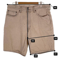LEVI'S PREMIUM リーバイス 468 Loose ルーズフィット デニムショーツ ショートパンツ ブラウン A8461-0001 Size 36 福生店