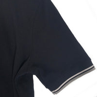 PRADA SPORT プラダスポーツ 鹿の子 ポロシャツ 半袖 ブラック コットン SJ887 2011 Size M 福生店
