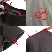 Dior ディオール 22AW Travis Scott トラヴィススコット 刺繡 ペンキ加工 オーバーサイズTシャツ チャコール 283J685B0554 Size M 福生店