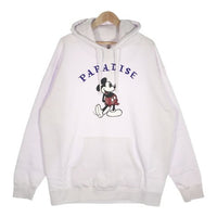 PARADISE NYC パラダイス MICKEY BONER HOOD DOMICILE TOKYO ミッキープリント スウェットパーカー ホワイト Size XL 福生店
