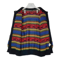 DALE OF NORWAY ダーレオブノルウェイ ノルディック柄 ボーダー カーディガン ブラック sizeM 瑞穂店