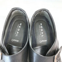REGAL リーガル GORE-TEX ゴアテックス モンクストラップ ビジネスシューズ ブラック CJ19-D36HR Size 26.5cm EEE 瑞穂店