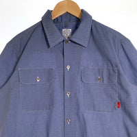WTAPS ダブルタップス 16SS VATOS S/S SHIRT シャンブレーシャツ 半袖 ブルー 161LTDT-SHM06 Size M 福生店