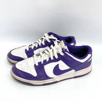 NIKE ナイキ DD1391-104 DUNK LOW ダンクロー スニーカー ホワイトxパープル size27cm 瑞穂店