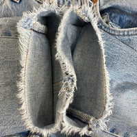 Levi’s リーバイス 90's ボタン裏216 カナダ製 裾フリンジ デニムパンツ ライトインディゴ size- 瑞穂店