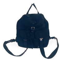 PRADA プラダ B6677 テスート ナイロン バックパック リュック ミニ ブラック 福生店