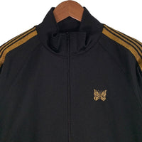 Needles ニードルズ TRACK JACKET Poly Smooth トラックジャケット ポリスムース ブラック ゴールド DI343 Size M 福生店