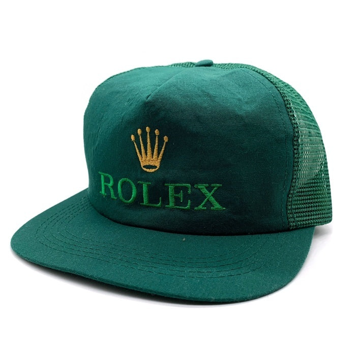 未使用 ROLEX メッシュキャップ DEADSTOCK】ROLEX Trucker Cap Made in USA ロレックス メッシュ