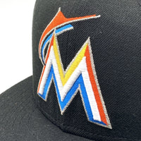 New Era ニューエラ 59FIFTY MLB マイアミ・マーリンズ ベースボールキャップ ブラック Size 7 7/8 (62.5cm) 福生店