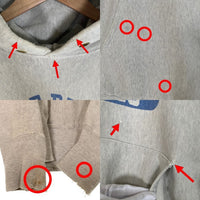 70's Champion チャンピオン BLUE DEVILS リバースウィーブ プルオーバースウェットパーカー オートミール 赤単色タグ Size M 福生店