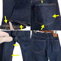 WAREHOUSE ウエアハウス S1003XX 1942モデル デニムパンツ デッドストックブルー Size 31 福生店