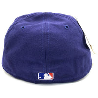 90's New Era ニューエラ 59FIFTY ロサンゼルスドジャース PRO MODEL ダイヤモンドコレクション ネイビー ウール USA製 Size 7 1/4 (57.7cm) 福生店