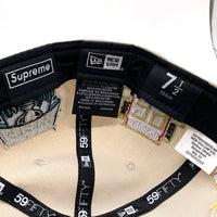 Supreme シュプリーム 25SS NEW ERA ニューエラ 59FIFTY Championship Box Logo チャンピオンシップ ボックスロゴベースボールキャップ ベージュ ライトブルー Size 7 1/2 福生店
