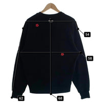 KENZO ケンゾー BOKE FLOWER エンブロイダリー コットン スウェット ブラック レッド FE65SW2454MF Size L 福生店