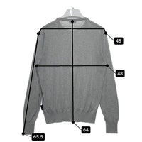 MONCLER モンクレール 17AW MAGLIONE TRICOT GIROCOLLO ROUND NECK JUMPER グレー sizeM※品質タグ欠損 瑞穂店