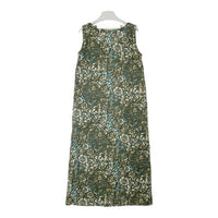 GRANDMA MAMA DAUGHTER グランドママドーター ノースリーブ 総柄 ワンピース グリーン size1 瑞穂店