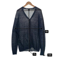 RHC Ron Herman ロンハーマン リネン ニット カーディガン ネイビー 3520800016 1322 Size S 福生店