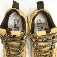 HYSTERIC GLAMOUR ヒステリックグラマー プラットフォームスニーカー ブラウン size23cm 瑞穂店
