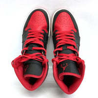 NIKE ナイキ DQ8426-060 Air Jordan 1 Mid Bred Toe スニーカー ブラック size26.5cm 瑞穂店