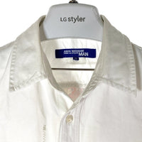 JUNYA WATANABE COMME des GARCONS MAN ジュンヤワタナベ コムデギャルソンマン WE-B007 AD2019 ペイズリー パッチワーク 半袖シャツ ホワイト sizeXS★襟お汚れ 瑞穂店