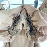 FRAY I.D フレイアイディー 21SS FWFO212061 パフスリーブワンピース ベージュ Size0 瑞穂店