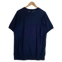 A BATHING APE アベイシングエイプ ワンポイントワッペン Tシャツ ネイビー 袖裾リブ Size M 福生店