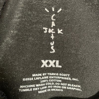 Cactus Jack カクタスジャック Travis Scott トラヴィススコット FREE THE RAGE TEE 半袖 Tシャツ ブラック TSRA-SS01 Size 2XL 福生店