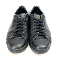 Ground Y グラウンドワイ FRED PERRY フレッドペリー Breaux BB Leather レザーローカットスニーカー ブラック FZ-29633 Size UK8 27cm相当 瑞穂店