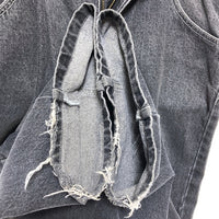 9090 ナインティナインティ ワイド デニムパンツ ブラック sizeL 瑞穂店