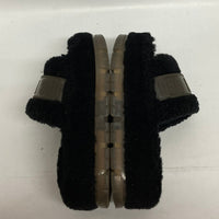 UGG アグ 1131971 Fluffita Clear ムートンサンダル ブラック size24cm※かかと使用感あり 瑞穂店