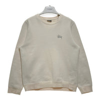 STUSSY ステューシー ショーンフォント スウェットトレーナー アイボリー sizeM 瑞穂店