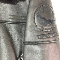AVIREX アヴィレックス 6181072 MOUTON BOMMER JACKET B-3 ブラック size2XL 瑞穂店